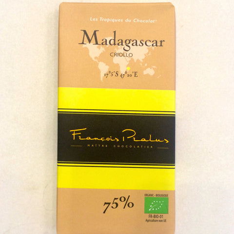 Francois Parles Madagascar 75% Dark Chocolate Bar