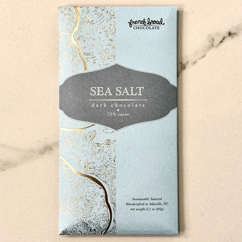 French Broad Chocolate SEA SALT 75% Bar