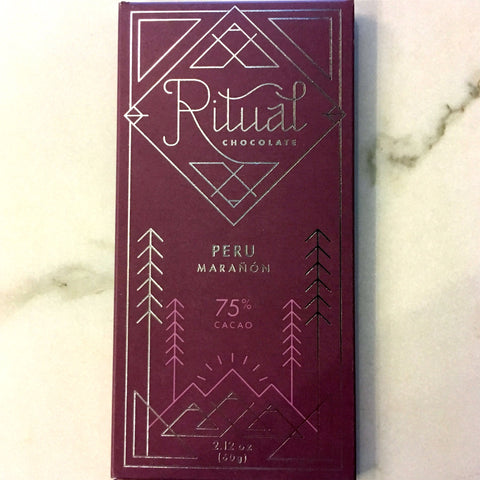 Ritual Peru Maranon 75% Dark Chocolate Bar