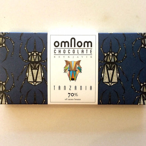 OmNom Tanzania 70% Dark Chocolate Bar