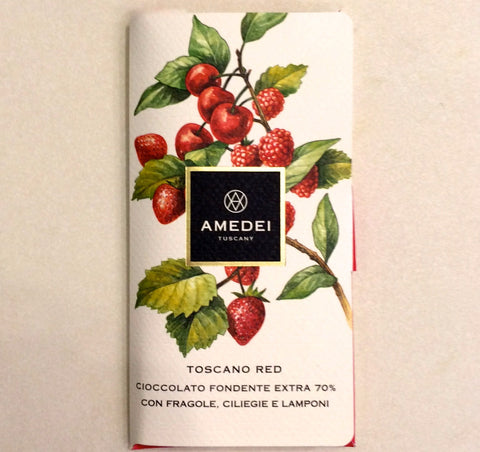 Amedei Toscano Red 70% Dark Chocolate Bar